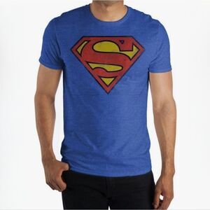 DC Comics Superman Logo Men's Crewneck Short Sleeve Tee